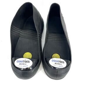 Oshatoes Black Rubber Waterproof Protective Cap Toe Work Boot Cover Overshoe M11